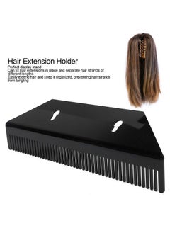 Brrnoo Hair Extension Holder Hair Extension Acrylic Hair Strands Holder Display Lightweight Wigs Organizer(Black 2)  - Image 4