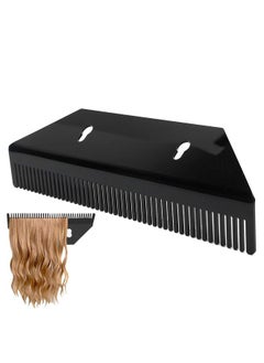 Brrnoo Hair Extension Holder Hair Extension Acrylic Hair Strands Holder Display Lightweight Wigs Organizer(Black 2)  - Image 2