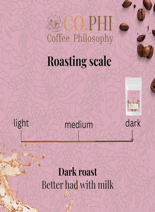CO.PHI Coffee Philosophy COPHI Coffee Philosophy Vienna Roast (250g) French Press Coffee Powder, Dark Roast, Arabica Robusta Marbled Blend, Specialty Coorg Ground Coffee, Washed Process, No Chichory, Makes 15 Cups - Image 3