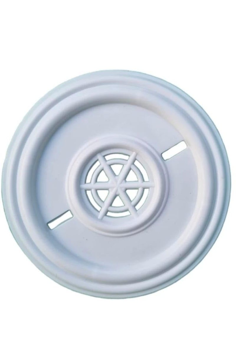 SEER Modular Plate for Electrical Fan Round Sheet Plastic PVC Fan Sheet Cover Wall Plug Size 165mm (Pack of 5) - Image 1