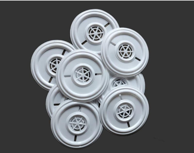 SEER Modular Plate for Electrical Fan Round Sheet Plastic PVC Fan Sheet Cover Wall Plug Size 165mm (Pack of 5) - Image 2