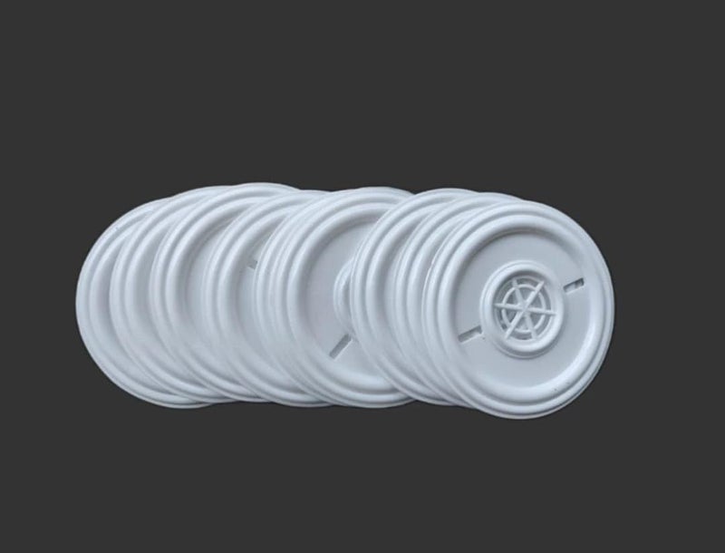 SEER Modular Plate for Electrical Fan Round Sheet Plastic PVC Fan Sheet Cover Wall Plug Size 165mm (Pack of 5) - Image 3