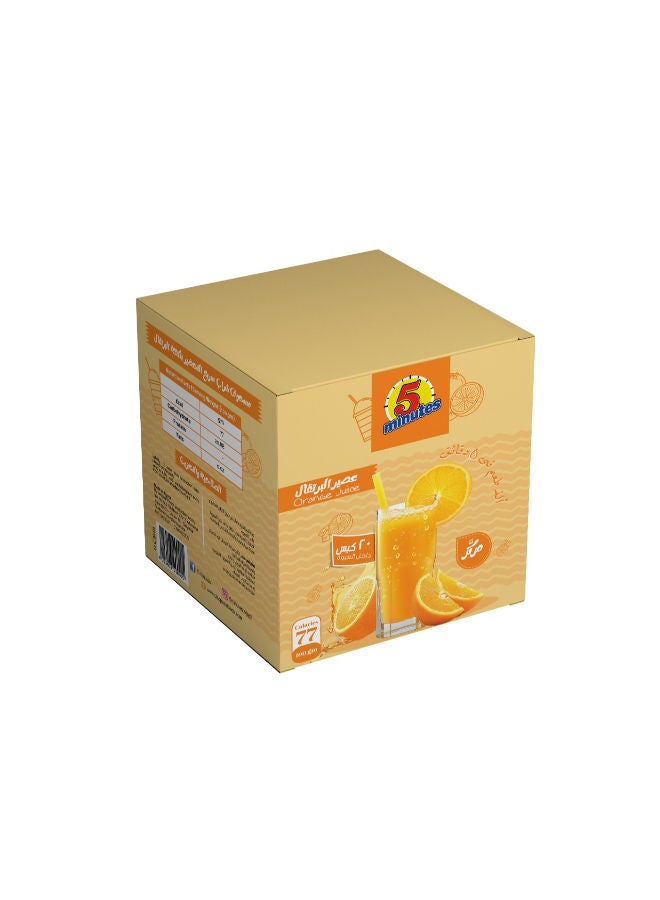 5 minutes Concentrated Orange Juice Powder - 20 Sachets - 10 Gram