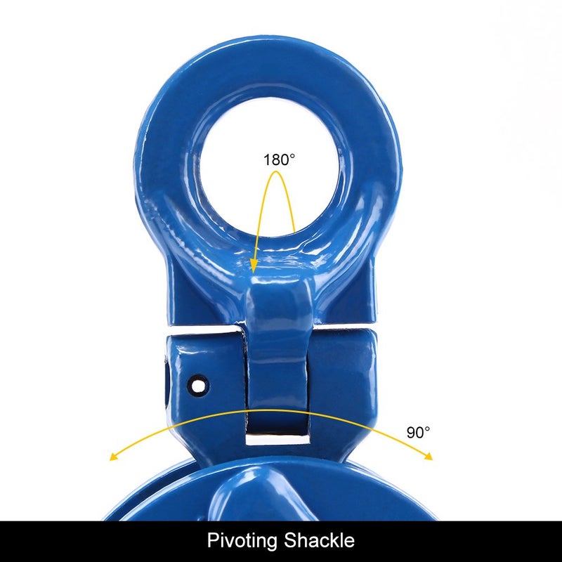 AMORITE Vertical Plate Clamp, 1760lbs Plate Lifting Clamp,0.8T，Jaw Opening up to 0.6 inch, for Lifting and Transporting - Image 3