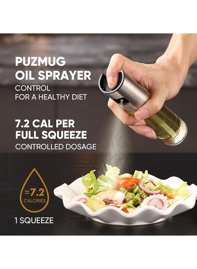 Cooking Oil Sprayer, Olive Oil Sprayer, 100ml Olive Oil Spray Bottle for Salads, Grilling, Kitchen Baking, Roasting - Image 3