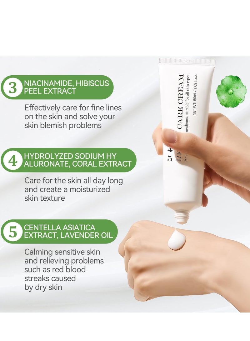 SYOSI 345 Relief Cream, Daily Face Moisturizer, Blemish Relief Care for Face, Acne-Prone Skin, Soothing, Moisturising, Skin Barrier Repair Cream, Skincare Moisturiser for All Type Skin (50ML) - Image 5