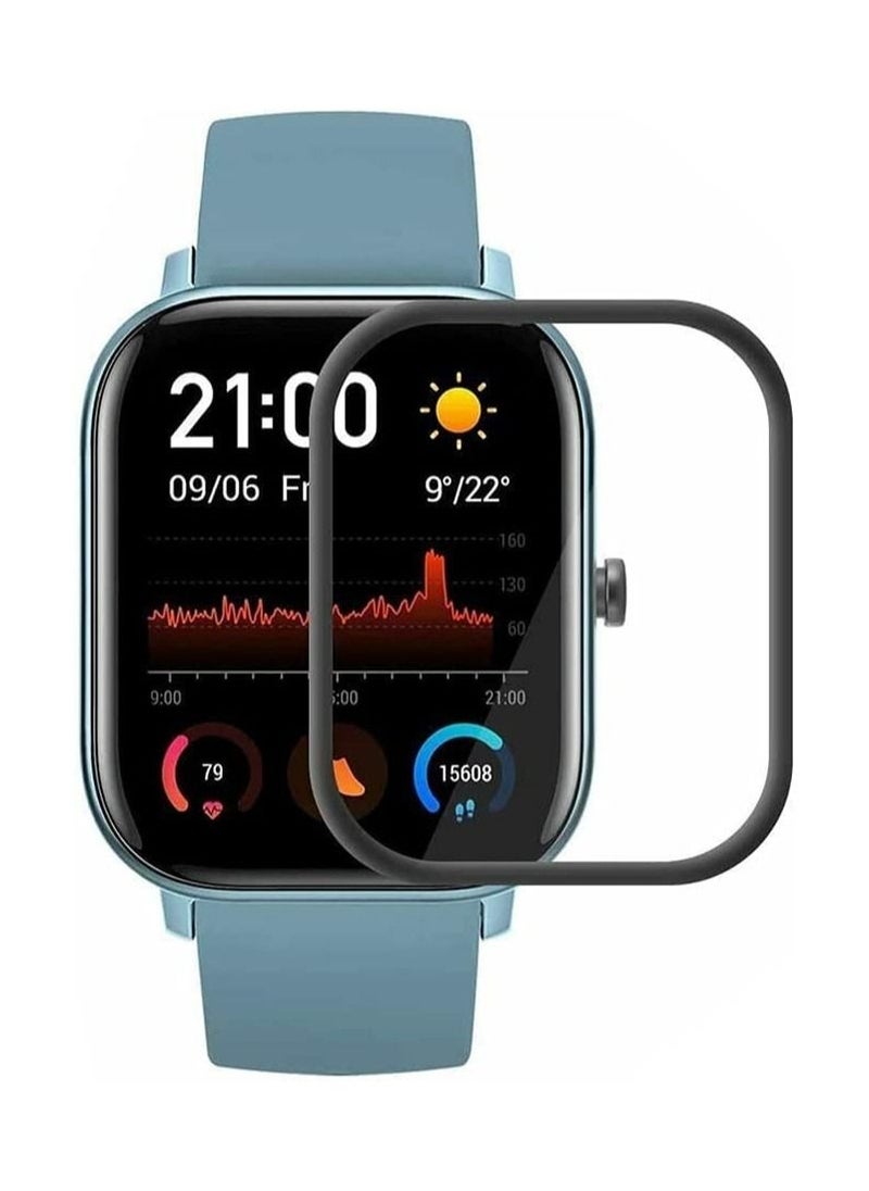 Generic - Screen Protector for Amazfit GTS 3, 3D Curved Soft Edge Protective Film [Anti-Scratch] [Bubble Free] [Ultra Shatterproof] [High Sensitive] (Non-Tempered Glass) - Image 1