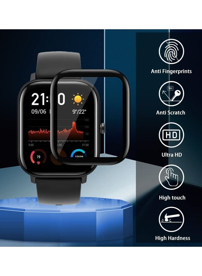 Generic - Screen Protector for Amazfit GTS 3, 3D Curved Soft Edge Protective Film [Anti-Scratch] [Bubble Free] [Ultra Shatterproof] [High Sensitive] (Non-Tempered Glass) - Image 1