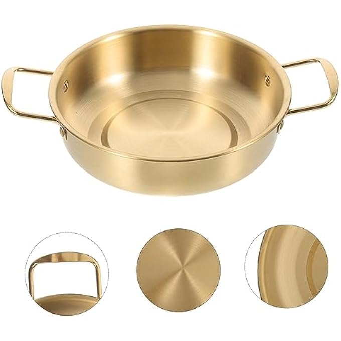 كابيلوك وعاء مانع للانسكاب من الفولاذ المقاوم للصدأ وعاء رامين وعاء طعام أواني معدنية وعاء نودلز رامين كوري وعاء نودلز وعاء حساء كوري أواني كورية وعاء متوسط ​​من الفولاذ المقاوم للصدأ أواني كبيرة وعاء معكرونة أواني حساء - Image 3