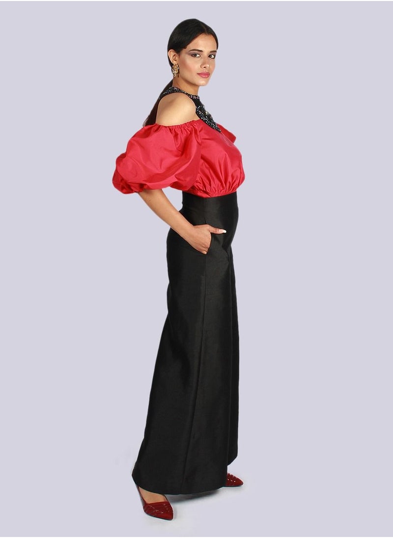 NIVA FASHION HOUSE SUSAN FLARED PANTS  - Image 3