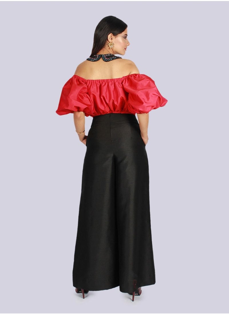NIVA FASHION HOUSE SUSAN FLARED PANTS  - Image 5