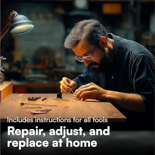 HST H&S Alliance Watch Repair Tool Kit - Watch Link Removal Kit - Tools & Kits for Sizing w Pin & Back Removal - Case Opener - Resizing Strap Band Adjustment - Link Remover - Box Case - Image 2