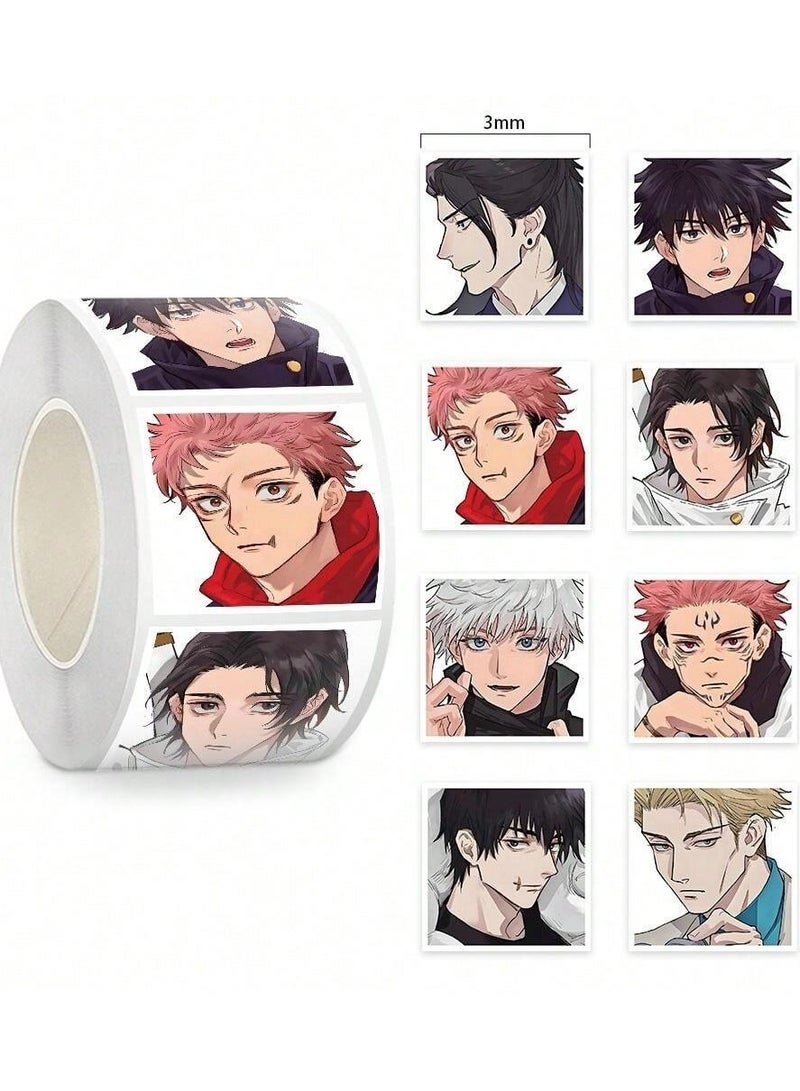 Beauenty Jujutsu Kaisen Sticker Roll - 500 Pieces - Image 2