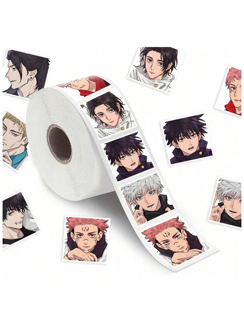 Beauenty Jujutsu Kaisen Sticker Roll - 500 Pieces - Image 1