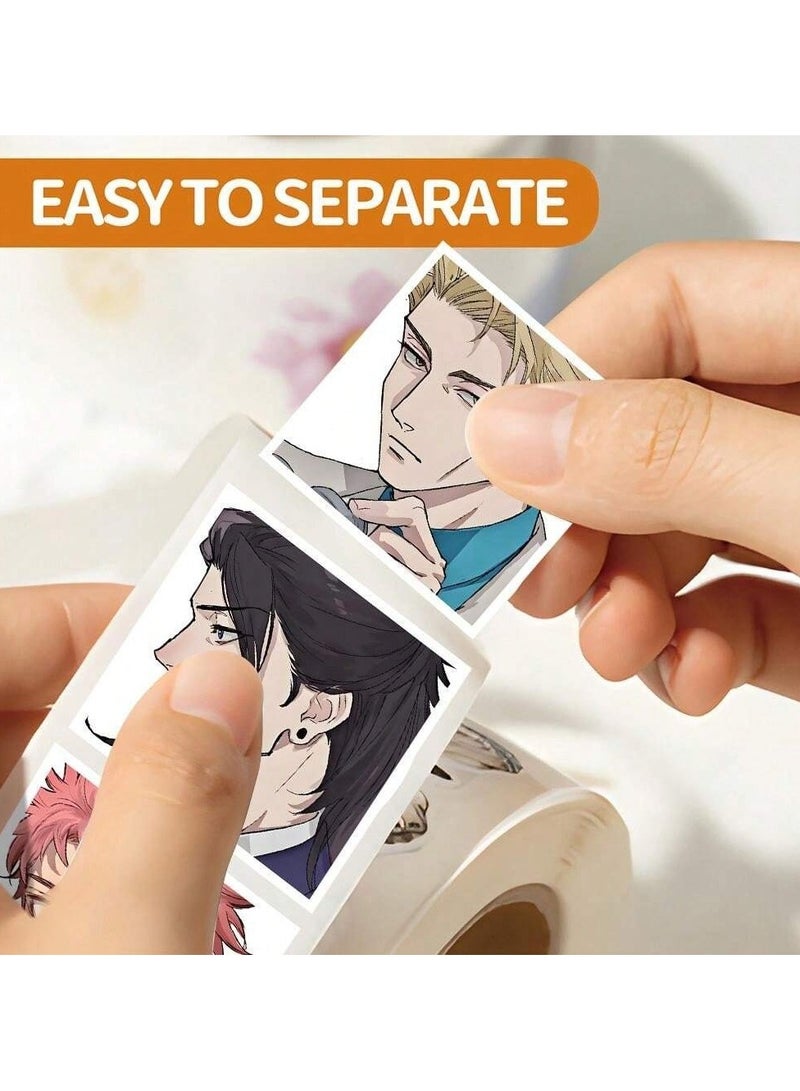 Beauenty Jujutsu Kaisen Sticker Roll - 500 Pieces - Image 4
