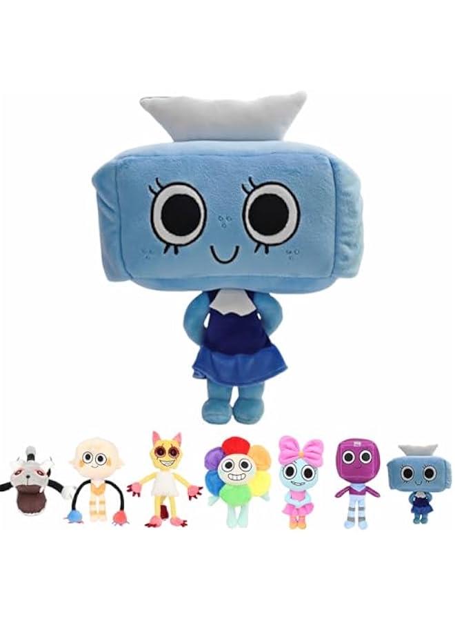 دمى مخملية من دانديز ورلد، مقاس 9.84 انش للمعجبين والاصدقاء بتصميم لعبة رعب جميلة (ازرق) - Image 1