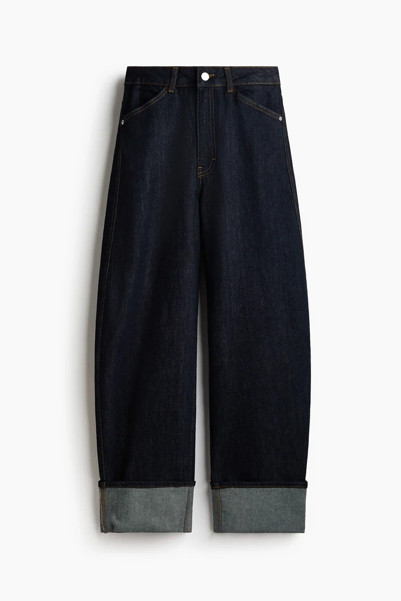H&M  Barrel Regular Waist Jeans for Women | Best Price UAE