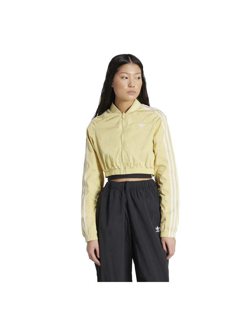 Adidas adidas TEAMGEIST TT Yellow Originals Women TRACK TOPS