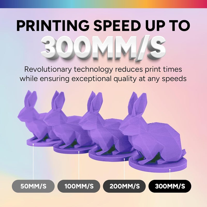OVERTURE Matte PLA 3D Printer Filament 1.75mm, Matt Surface & Low Warping Filament 1kg Spool (2.2 lbs), Accuracy +/- 0.02 mm, Fit Most FDM Printers (Matte Purple) - Image 3