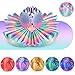 Minleway GearSphere 3D Printed Spin Ball or Cube Fidget Toy Fidget Ball Gear Toy for Stress and Anxiety Relief Desk Toy for Adults Kids Rainbow 31 Inch - Image 2
