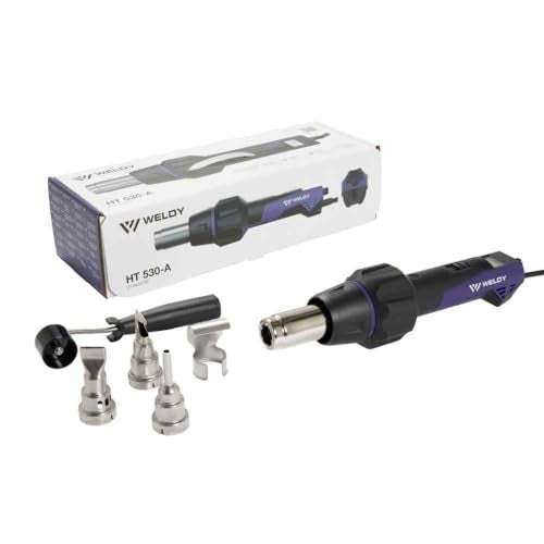 Weldy by Leister HT 530-A Heat Gun 2300 Watt 80-650 °c with Accessories for Glasswork, Forming, Car Wrapping, Paint Stripping & Flooring - Image 2