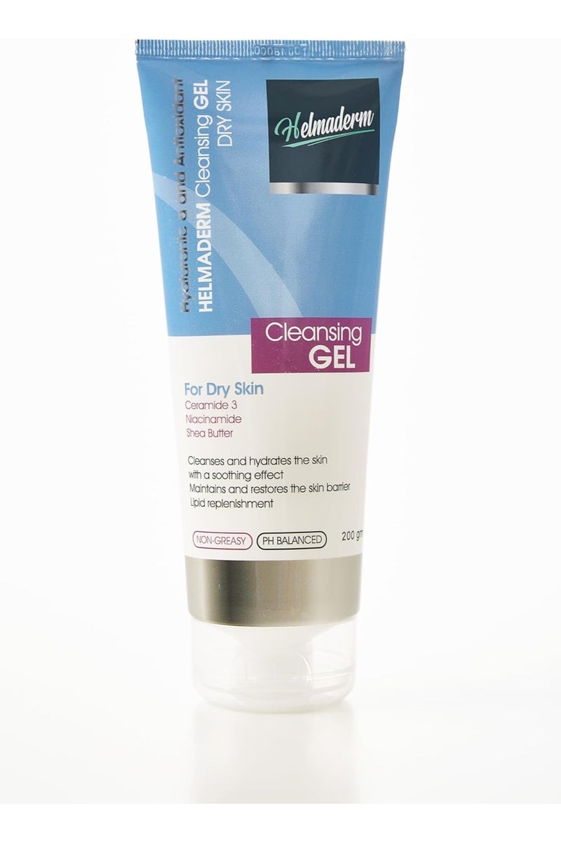 HelmaDerm Cleansing Gel for Dry Skin 200gm