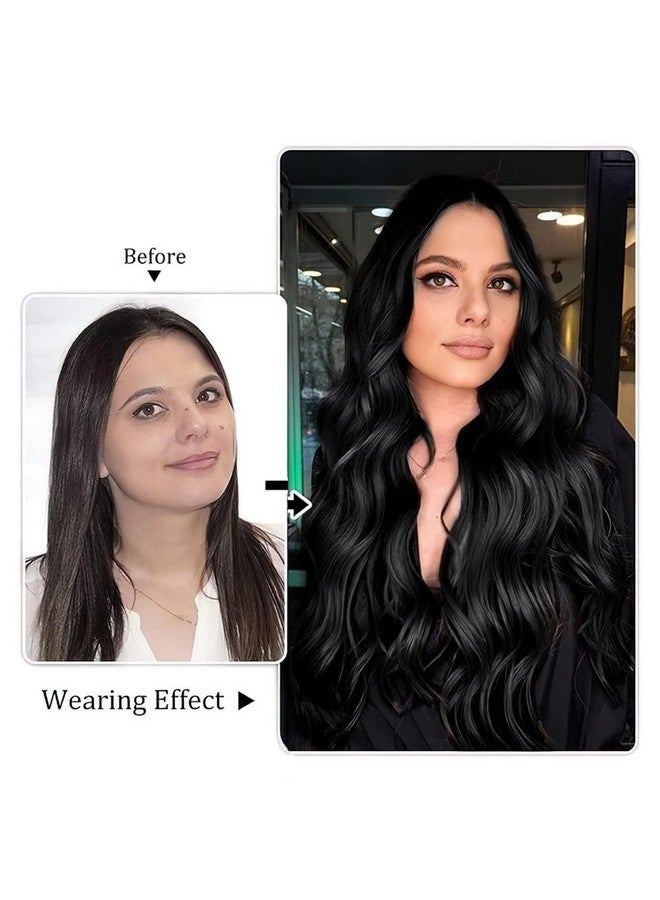 PRAVRAJYA Messy Hair Bun Cotton Lace Extensions Chignons Hair Scrunchy Updo Hairpiece Hair Extensions for Women's Wedding & other Function (Natural Black) - Image 5