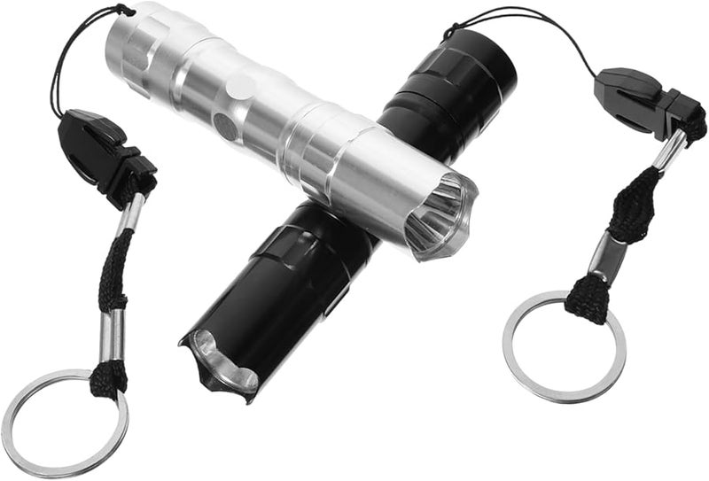 Aluminum Alloy Mini LED Flashlight with Lanyard Water Resistant Compact for Outdoor - Image 2