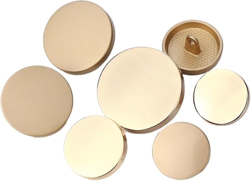 Gold 20mm Sewing Buttons 30pcs for Clothes Windbreaker Shirt Sofa Decorations - Image 4