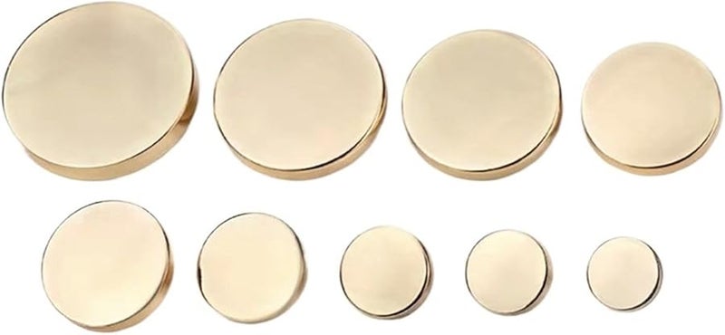 Gold 20mm Sewing Buttons 30pcs for Clothes Windbreaker Shirt Sofa Decorations - Image 2