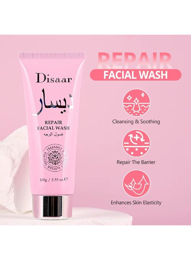 Disaar Collagen & Ceramide Facial Wash Soothing Skin Barrier Repair Enhances Skin 100g - Image 3