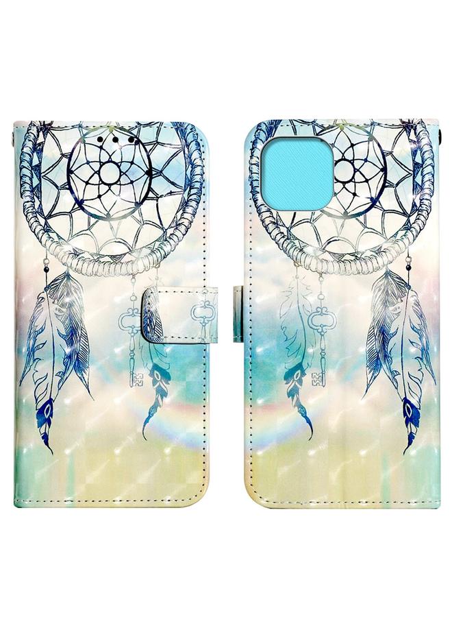 اس-توب جراب هاتف iPhone 14 من الجلد بتصميم ثلاثي الأبعاد مع قلاب أفقي - Image 2