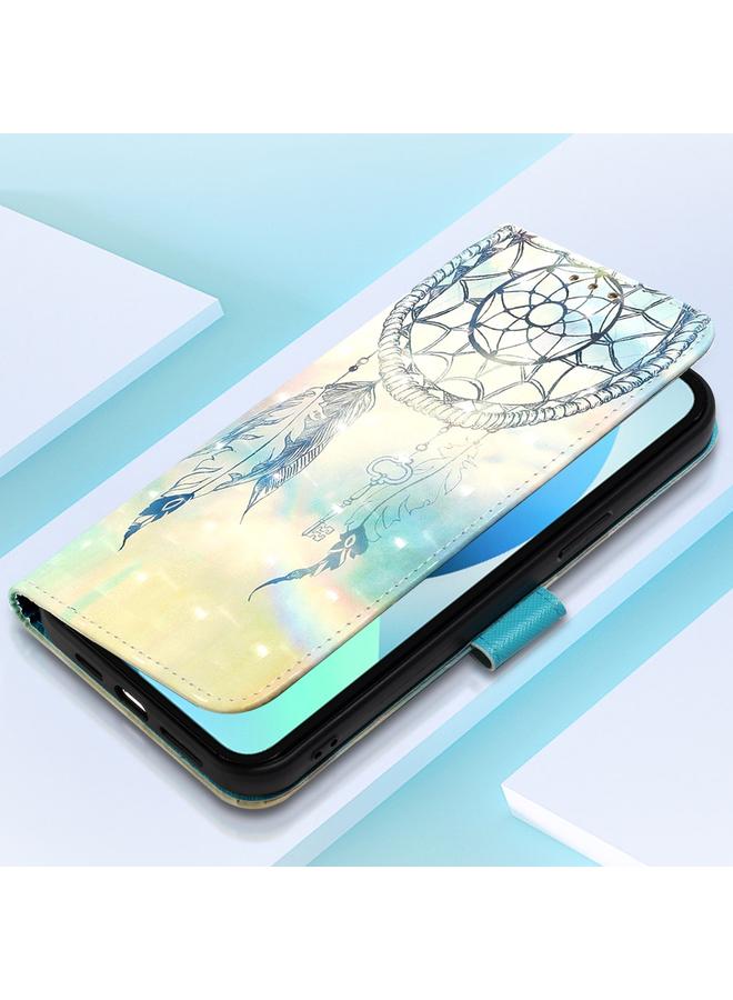 اس-توب جراب هاتف iPhone 14 من الجلد بتصميم ثلاثي الأبعاد مع قلاب أفقي - Image 5