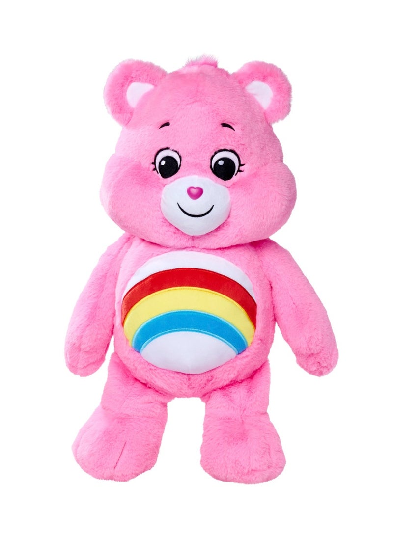 Care Bears Cheer Bear - Plush Toy Bear 60 cm Pink Plush | Collectable Cute Plush Toy, Cuddly Toys for Children, Soft Toys for Girls and Boys, Cute Teddies, from 0 Months - Image 2