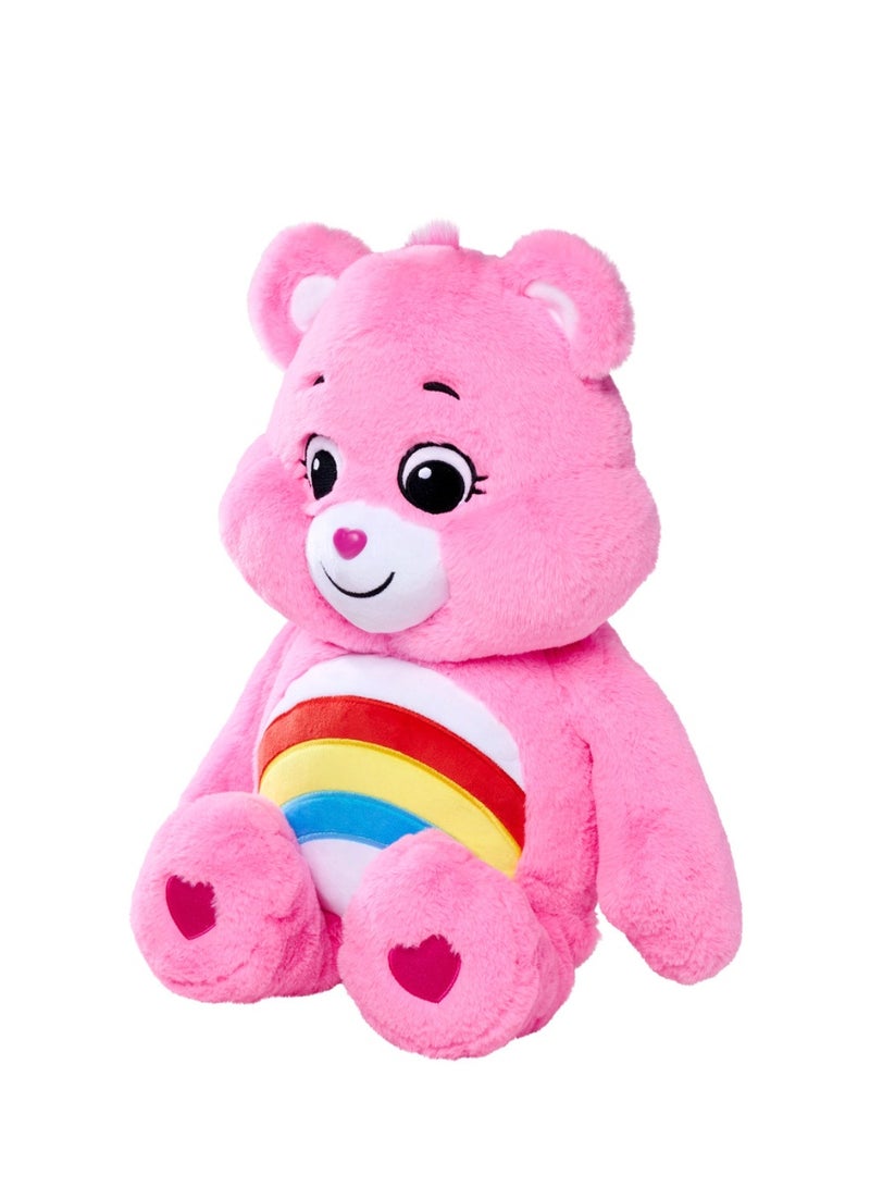 Care Bears Cheer Bear - Plush Toy Bear 60 cm Pink Plush | Collectable Cute Plush Toy, Cuddly Toys for Children, Soft Toys for Girls and Boys, Cute Teddies, from 0 Months - Image 3