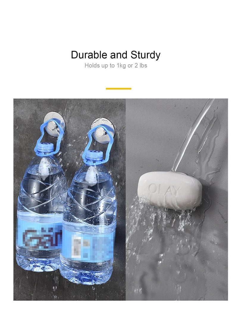 SYOSI حامل صابون مغناطيسي، 2 قطعة من الفولاذ المقاوم للصدأ حامل صابون مثبت على الجدار للحمام والدش - Image 2