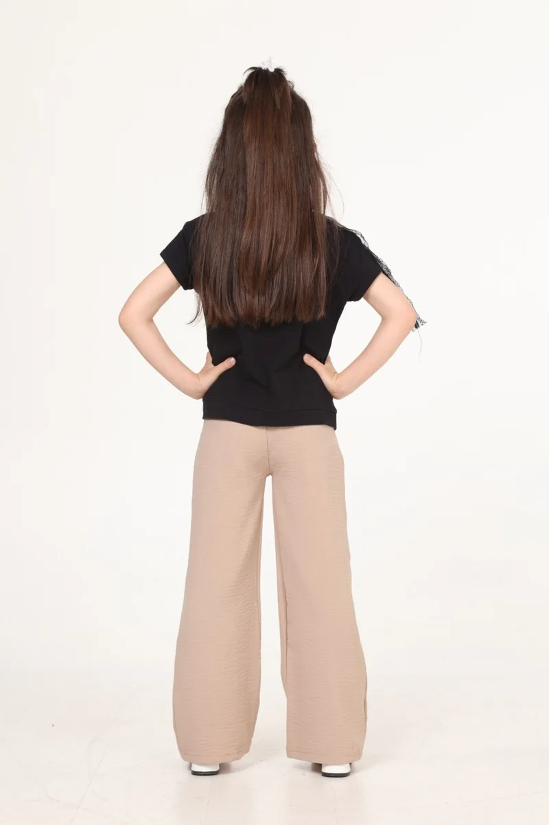 بلونس Waiter Boy Wide Leg Aerobin Trousers