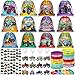 SNLN Monster Truck Party Favors Birthday Supplies for Boys Kids Drawstring Bag Silicone Bracelet Keychain Tattoo Sticker Pinata Goodie Bag Stuffers Monster Truck Birthday Party Supplies Decor - Image 2