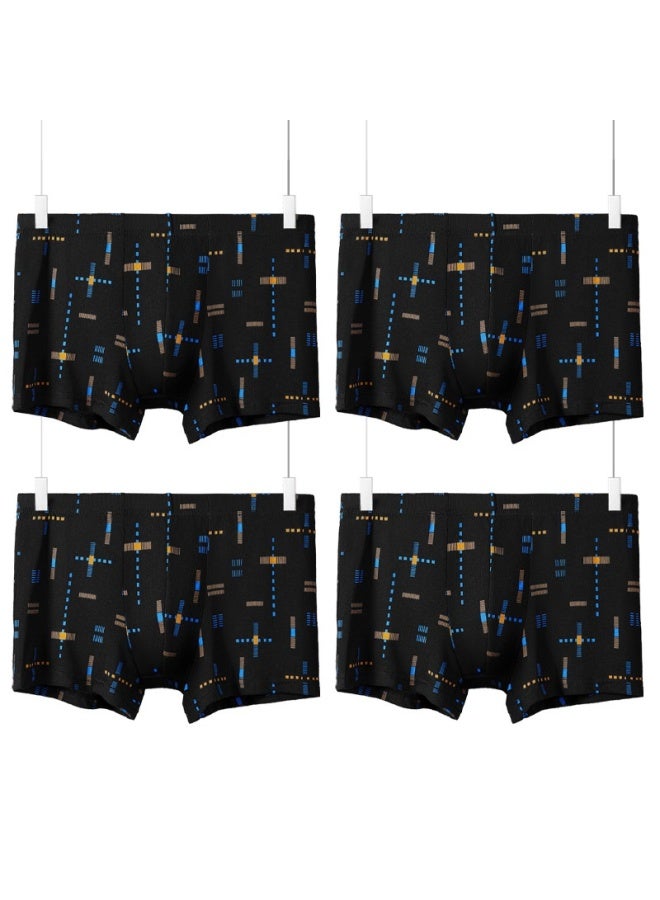 Austrian Element Four-pack Gift Box Men's Underwear Men's Boxer Briefs Breathable Youth Briefs Men's Underwear Briefs - Image 1