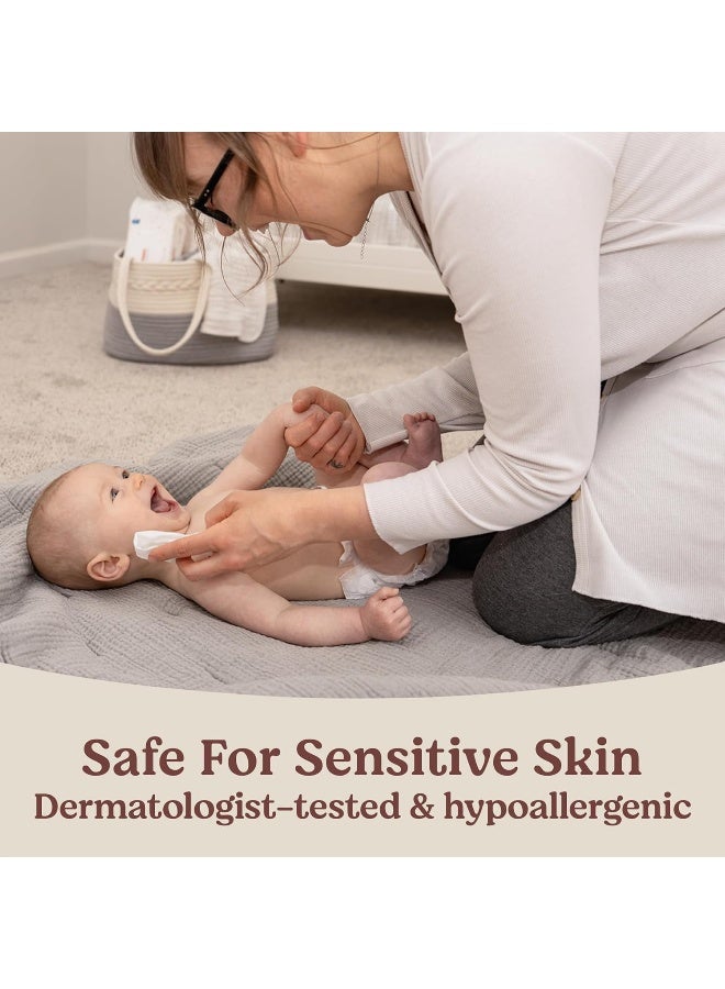 HUGGIES مناديل هاجيز كالم للأطفال، بدون رائحة، مضادة للحساسية، 10 عبوات زر دفع (560 منديل إجمالي) - Image 4