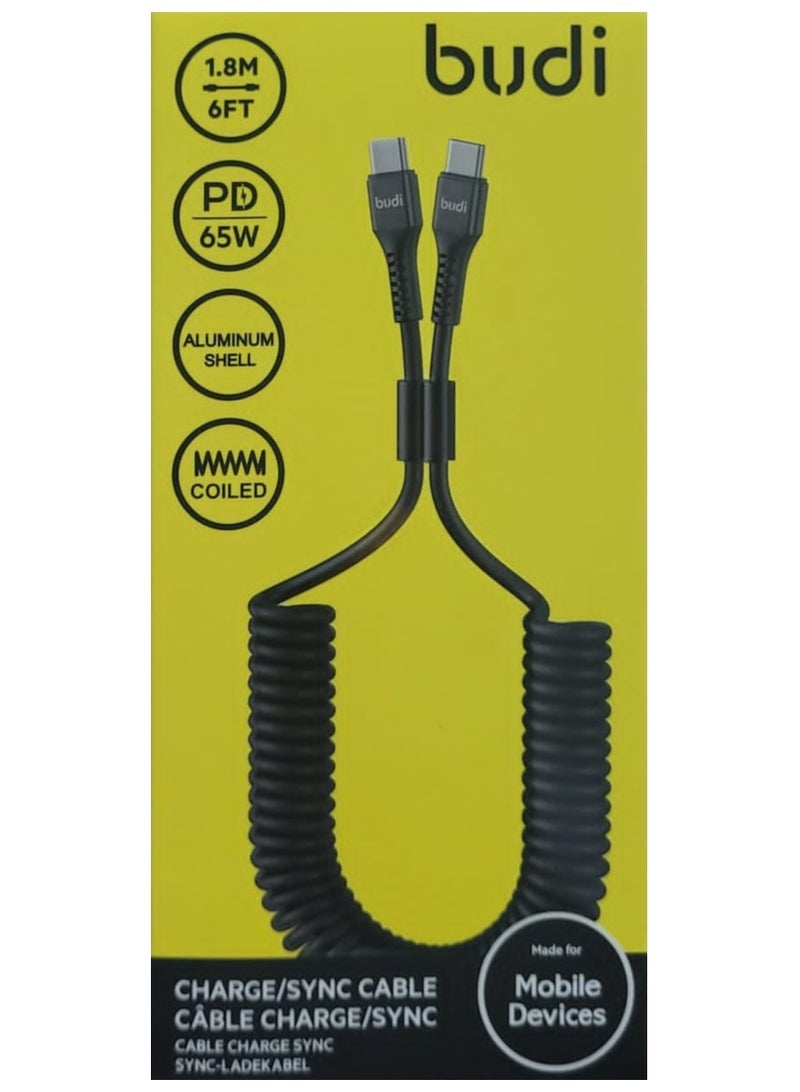 بودي كابل شحن تايب سي يدعم الشحن السريع 65 وات من بودي