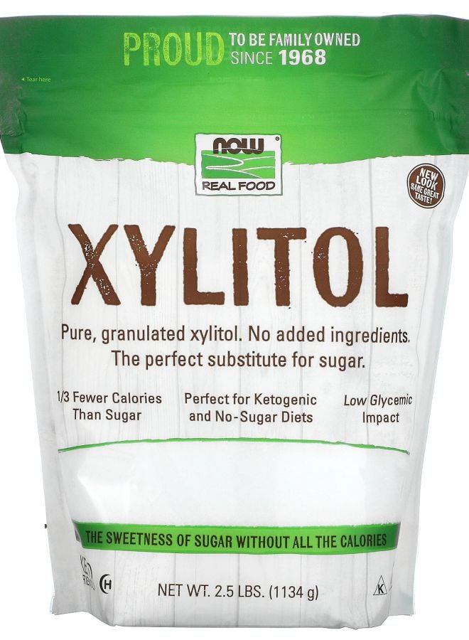 now Real Food Xylitol 2.5 lbs (1134 g)