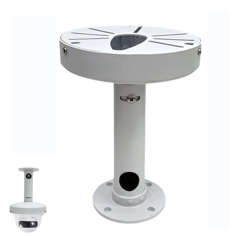 NVRTTRR 6 inches Dome Camera Mount Ceiling Mount BracketIndoor Outdoor Security Camera Wall Mount Metal Bracket Junction Box Cable ManagementJunction Box Pole Mounts - Image 2