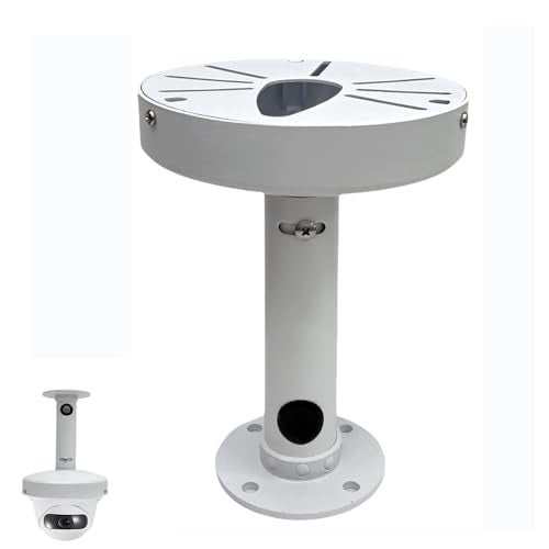 NVRTTRR 6 inches Dome Camera Mount Ceiling Mount BracketIndoor Outdoor Security Camera Wall Mount Metal Bracket Junction Box Cable ManagementJunction Box Pole Mounts - Image 1