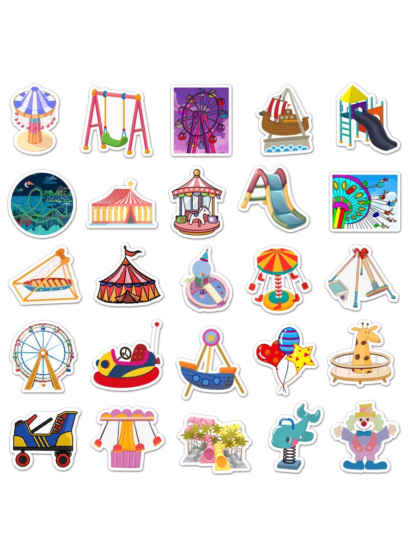 50 جهاز كمبيوتر شخصى ملصقات ملعب ملاهي ملصقات لطيف ملصقات الكرتون الشارات للفتيات عيد ميلاد سعيد لوازم الحفلات ملصقات مقاومة للماء ديكورات للهاتف الغيتار المحمول - Image 3