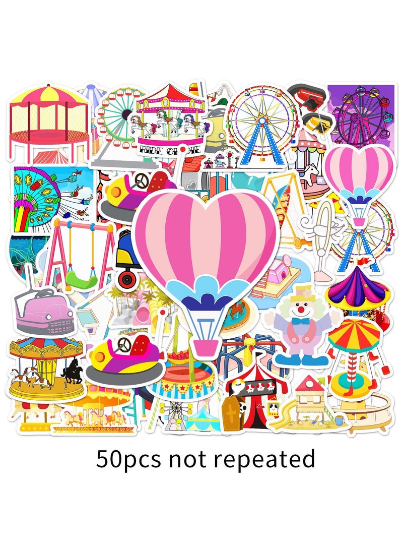 50 جهاز كمبيوتر شخصى ملصقات ملعب ملاهي ملصقات لطيف ملصقات الكرتون الشارات للفتيات عيد ميلاد سعيد لوازم الحفلات ملصقات مقاومة للماء ديكورات للهاتف الغيتار المحمول - Image 4