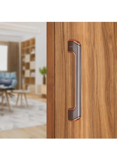 LAPO LAPO Zinc Door Handles For Main Door Main Door Handle Wooden Glass Door Handle Door Pull HandleLdh 8 InchesPack Of 1 Rose Gold Finish 3 Years Warranty  - Image 1