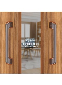 LAPO LAPO Zinc Door Handles For Main Door Main Door Handle Wooden Glass Door Handle Door Pull HandleLdh 8 InchesPack Of 1 Rose Gold Finish 3 Years Warranty  - Image 3
