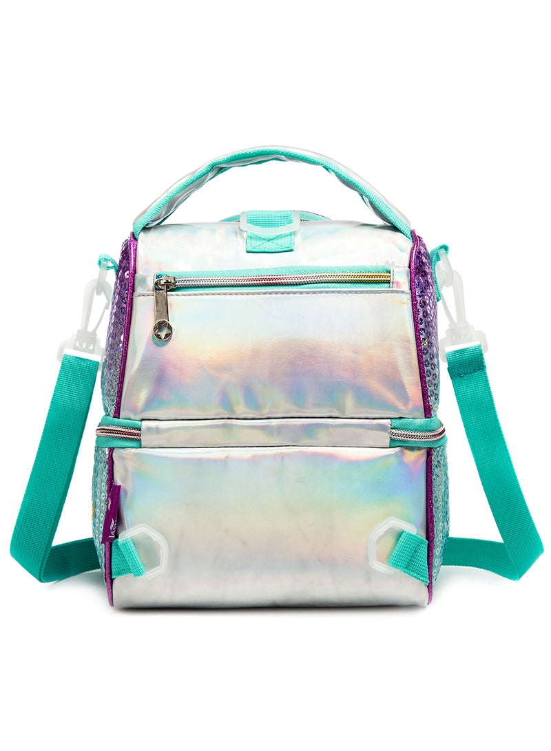 Eazy Kids Lunch And Picnic Bag With Detachable Shoulder Strap - Mermaid Green - Image 5