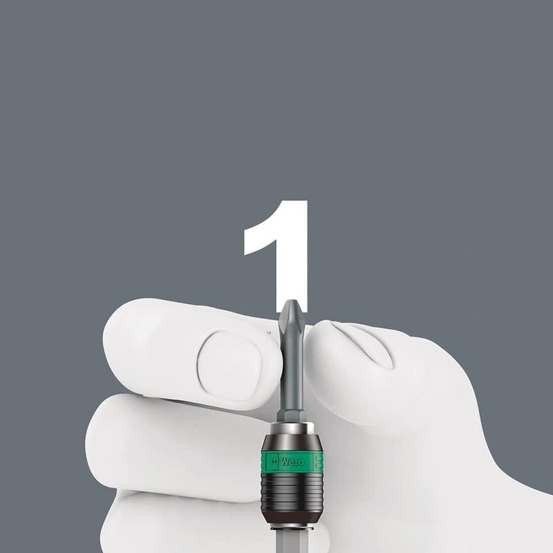 Wera حامل بت عالمي ويرا هيكساجون 889/4 R ستاندرد رابدابتر، 1/4 بوصة - Image 5